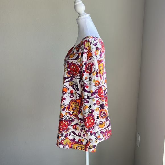 Ruby Rd. Woman woman’s 3/4 sleeve blouse - Picture 3 of 6